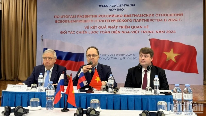 Quan hệ Đối tác chiến lược toàn diện Việt Nam-Nga đạt nhiều kết quả tích cực