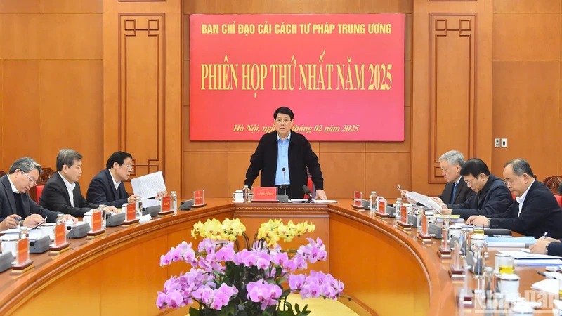 Chủ tịch nước Lương Cường chủ trì họp Ban chỉ đạo Cải cách tư pháp Trung ương