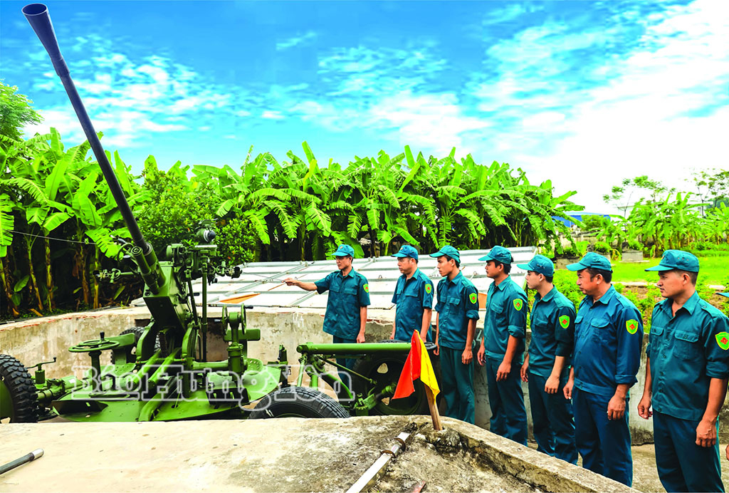 Xây dựng khu vực phòng thủ tỉnh vững chắc từ cơ sở