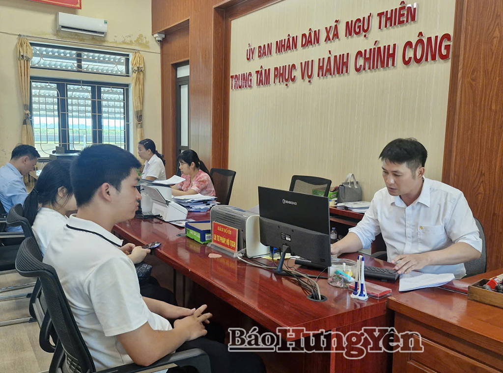 Xã Ngự Thiên: Vì sự hài lòng của người dân
