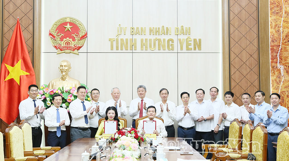 Ký kết bản ghi nhớ hợp tác giữa Sở Xây dựng Hưng Yên và Tập đoàn Xây dựng Thái Bình Dương