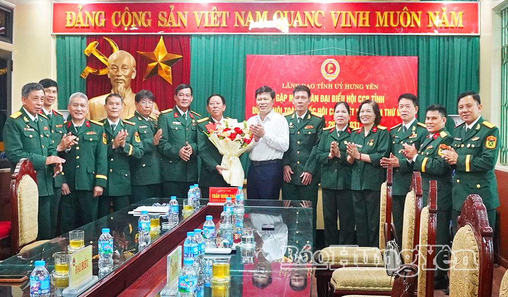Gặp mặt Đoàn đại biểu Hội Cựu chiến binh tỉnh đi dự Đại hội đại biểu toàn quốc Hội Cựu chiến binh Việt Nam lần thứ VIII, nhiệm kỳ 2026 - 2031