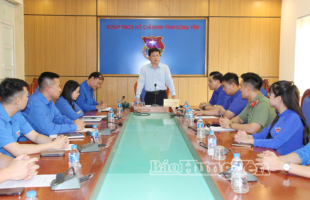 Gặp mặt Đoàn đại biểu tỉnh Hưng Yên dự Đại hội đại biểu toàn quốc Đoàn TNCS Hồ Chí Minh lần thứ XIII