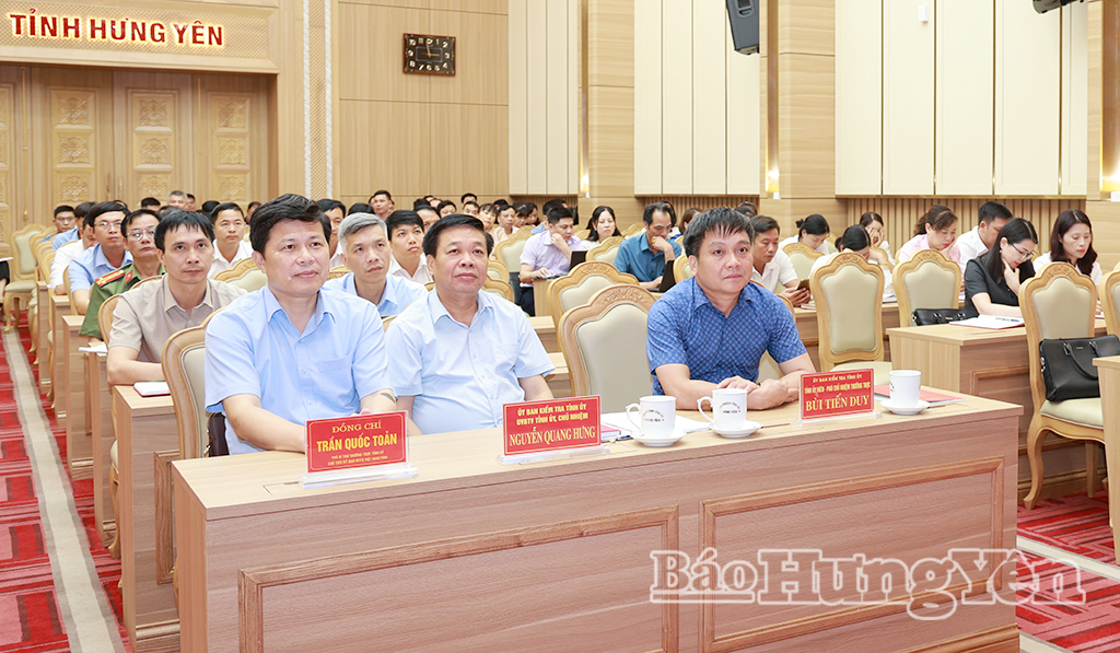 Triển khai nhiệm vụ công tác kiểm tra, giám sát, thi hành kỷ luật của Đảng 6 tháng cuối năm 2026