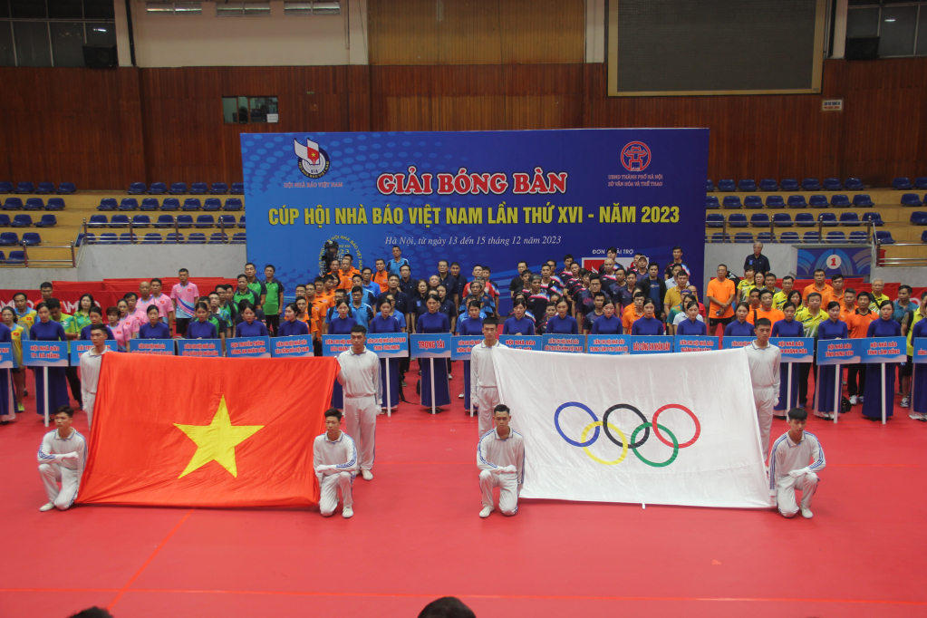 Khai mạc Giải bóng bàn Cúp Hội Nhà báo Việt Nam lần thứ XVI năm 2023