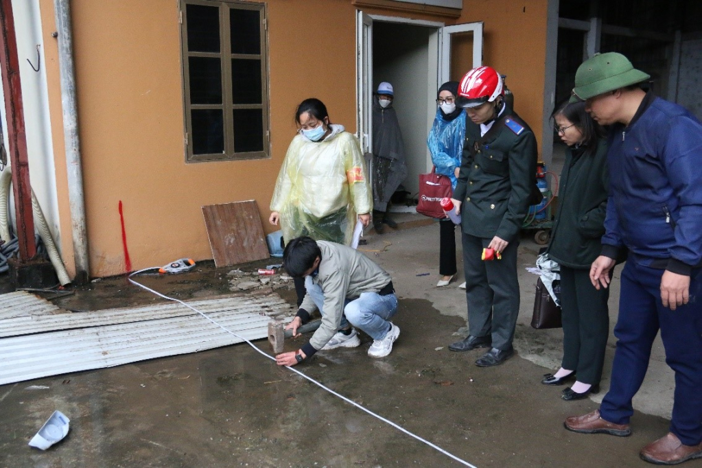 Cưỡng chế kê biên tài sản tại xã Đình Dù