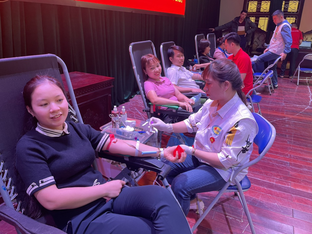 Tiên Lữ: Tổ chức Ngày hội hiến máu tình nguyện