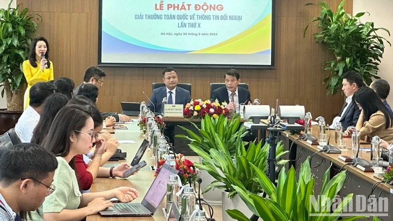 Phát động Giải thưởng toàn quốc về thông tin đối ngoại lần thứ X