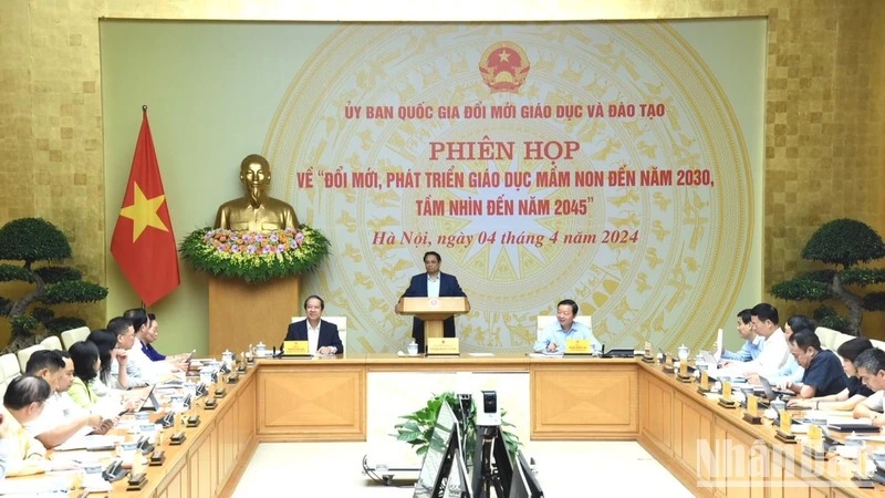 Đổi mới căn bản giáo dục mầm non, đặt nền móng hình thành, phát triển các giá trị cốt lõi của con người Việt Nam