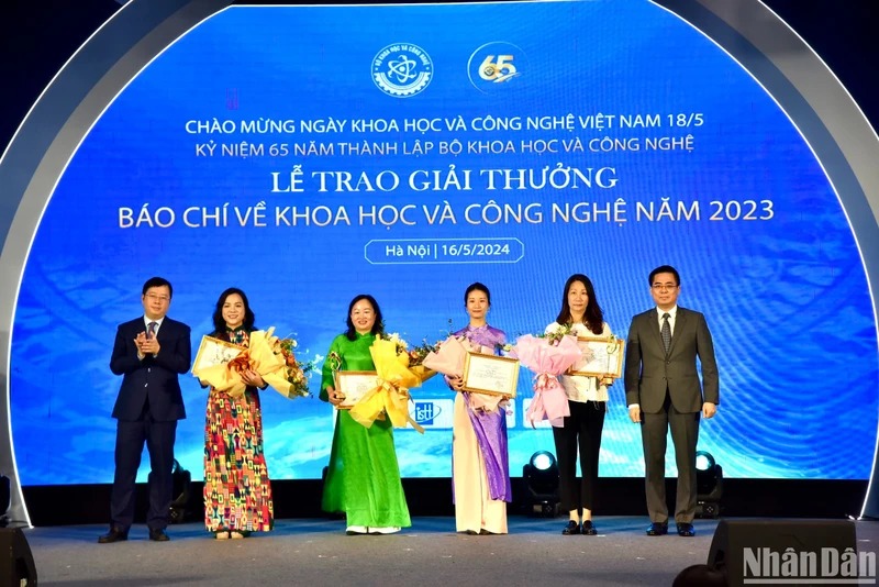 Báo Nhân Dân đoạt giải Nhất Giải thưởng báo chí về khoa học và công nghệ năm 2023