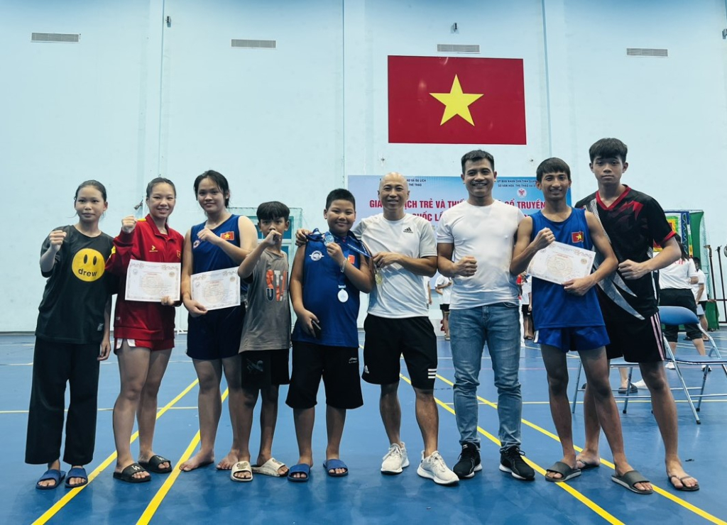 Các vận động viên Hưng Yên giành 7 huy chương tại Giải vô địch Võ cổ truyền trẻ - thiếu niên toàn quốc lần thứ XXIV năm 2023