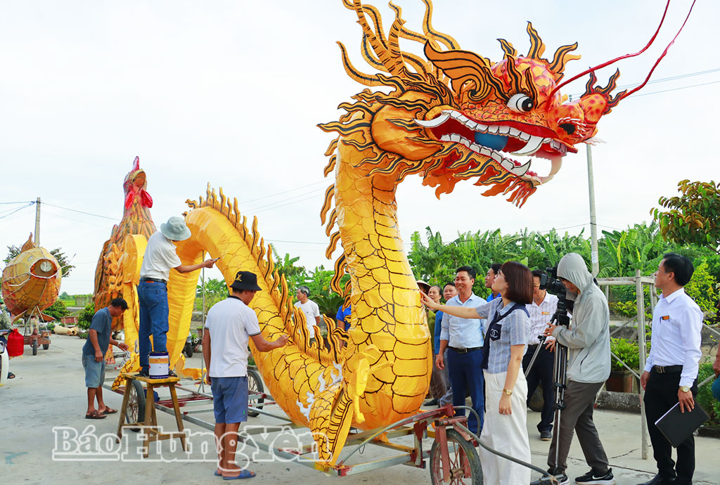 Xã Nam Đông Hưng: Muôn vẻ đèn lồng đón tết Trung thu