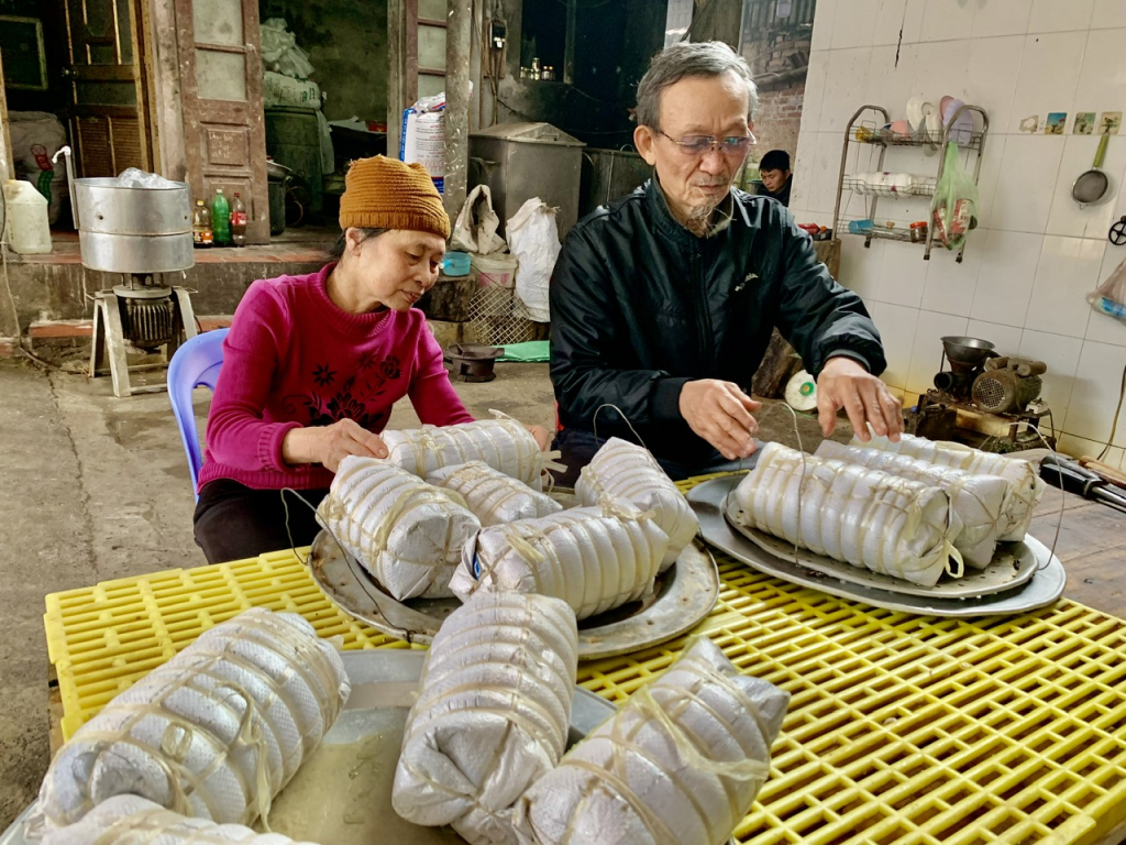 Đặc sản giò lây của người dân vùng bãi