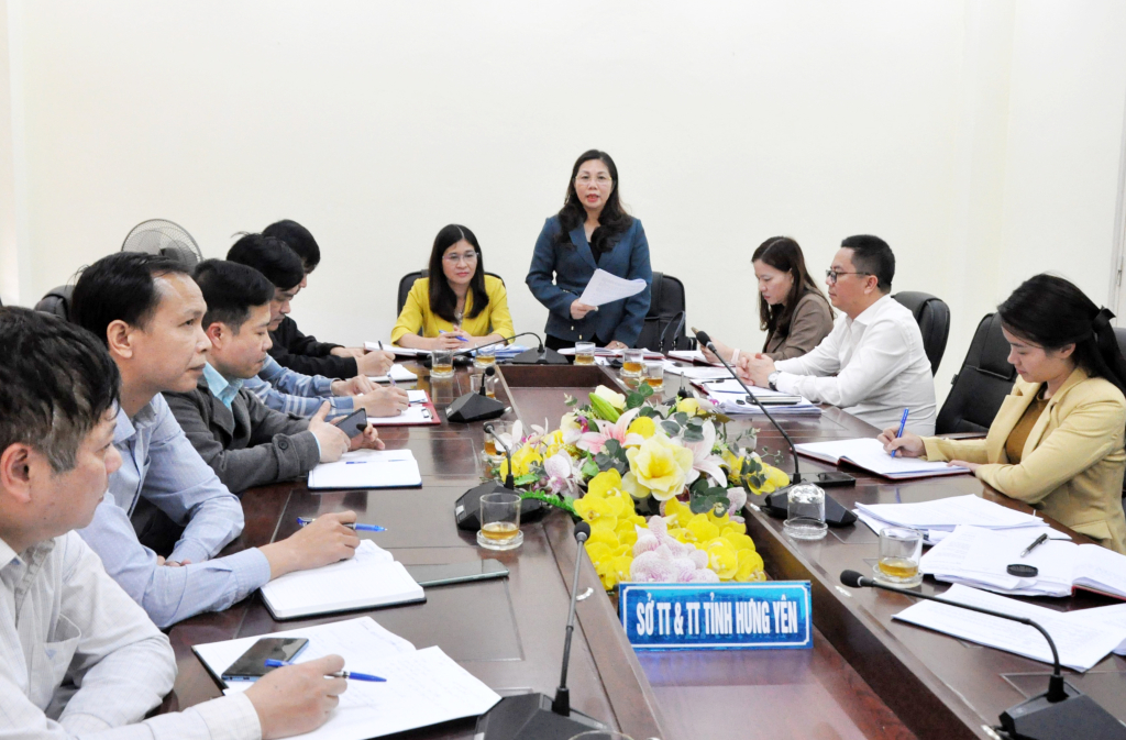 Giám sát việc thực hiện chuyển đổi số tại Sở Thông tin và Truyền thông