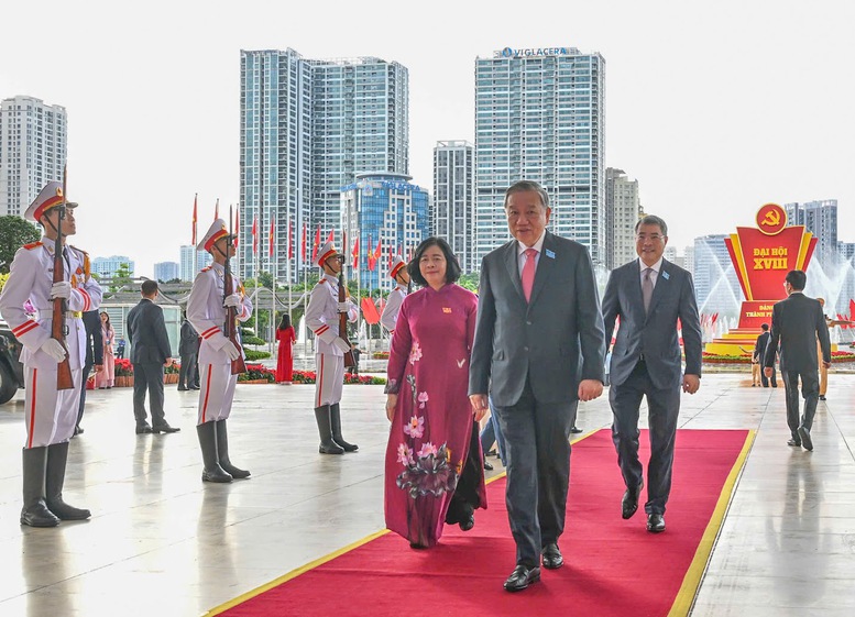 Tổng Bí thư Tô Lâm dự Đại hội Đại biểu Đảng bộ TP. Hà Nội lần thứ XVIII