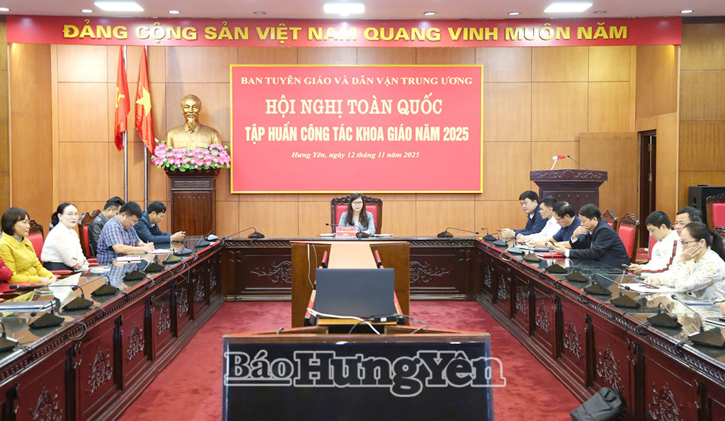 Hội nghị toàn quốc tập huấn công tác khoa giáo năm 2025