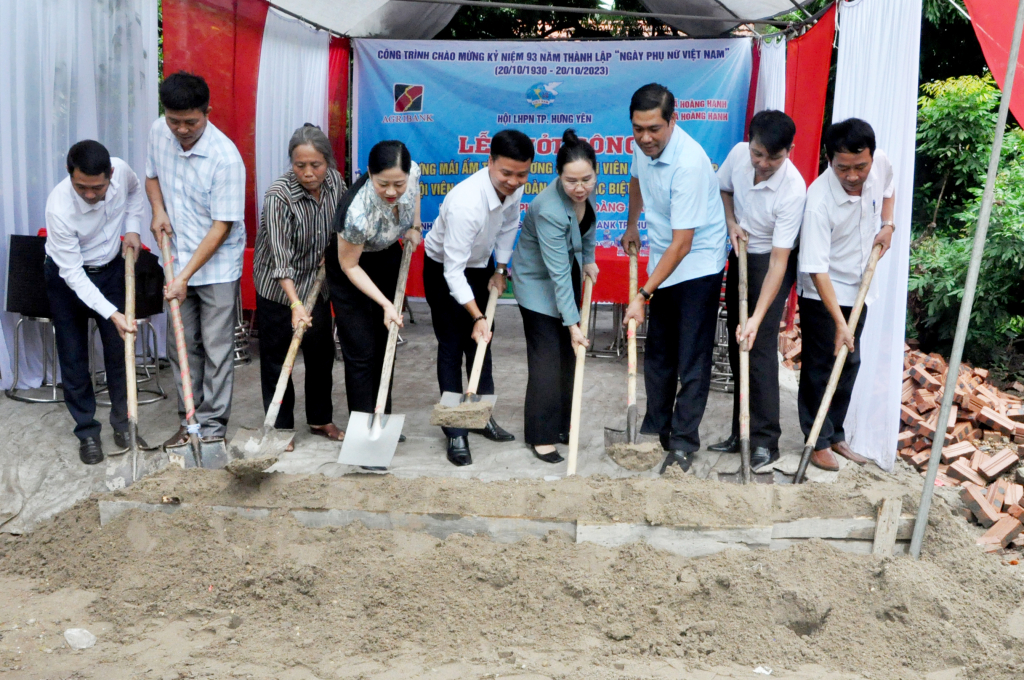 Khởi công xây dựng nhà Mái ấm tình thương