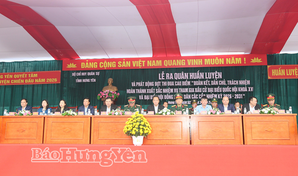 Ra quân huấn luyện năm 2026 với khí thế mới, quyết tâm cao