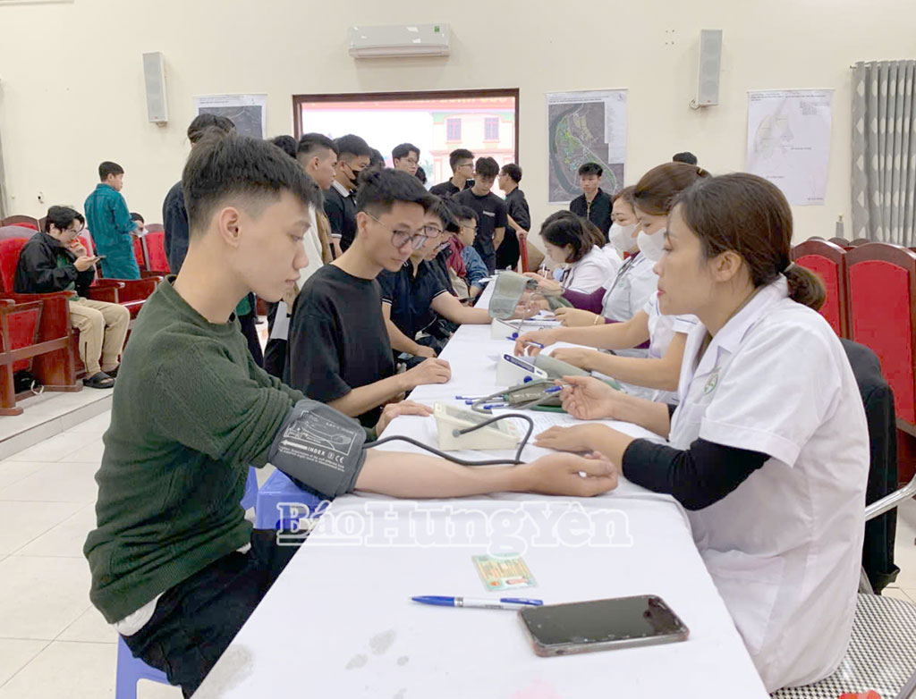 Xã Khoái Châu với công tác tuyển chọn, gọi công dân nhập ngũ