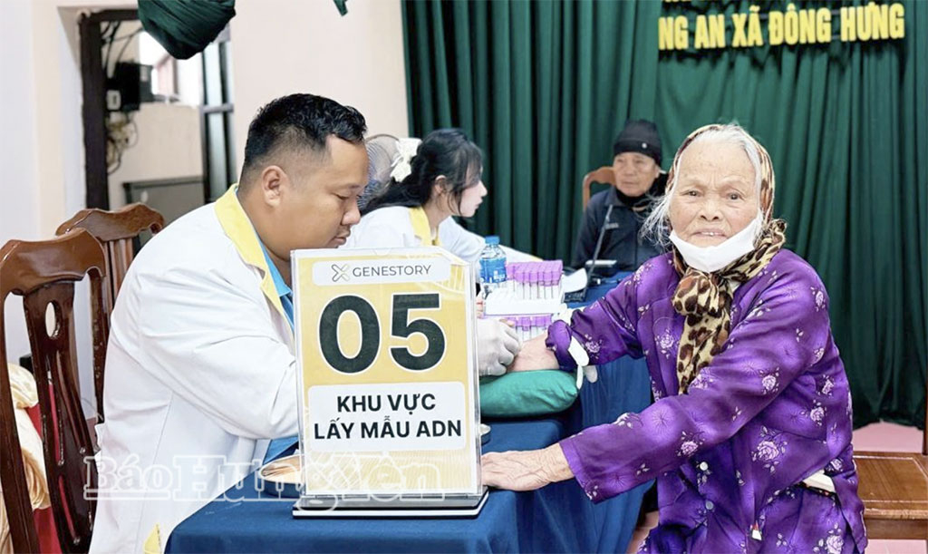 Công an tỉnh: Thu nhận mẫu trên 12.300 thân nhân liệt sĩ trong 2 tuần cao điểm