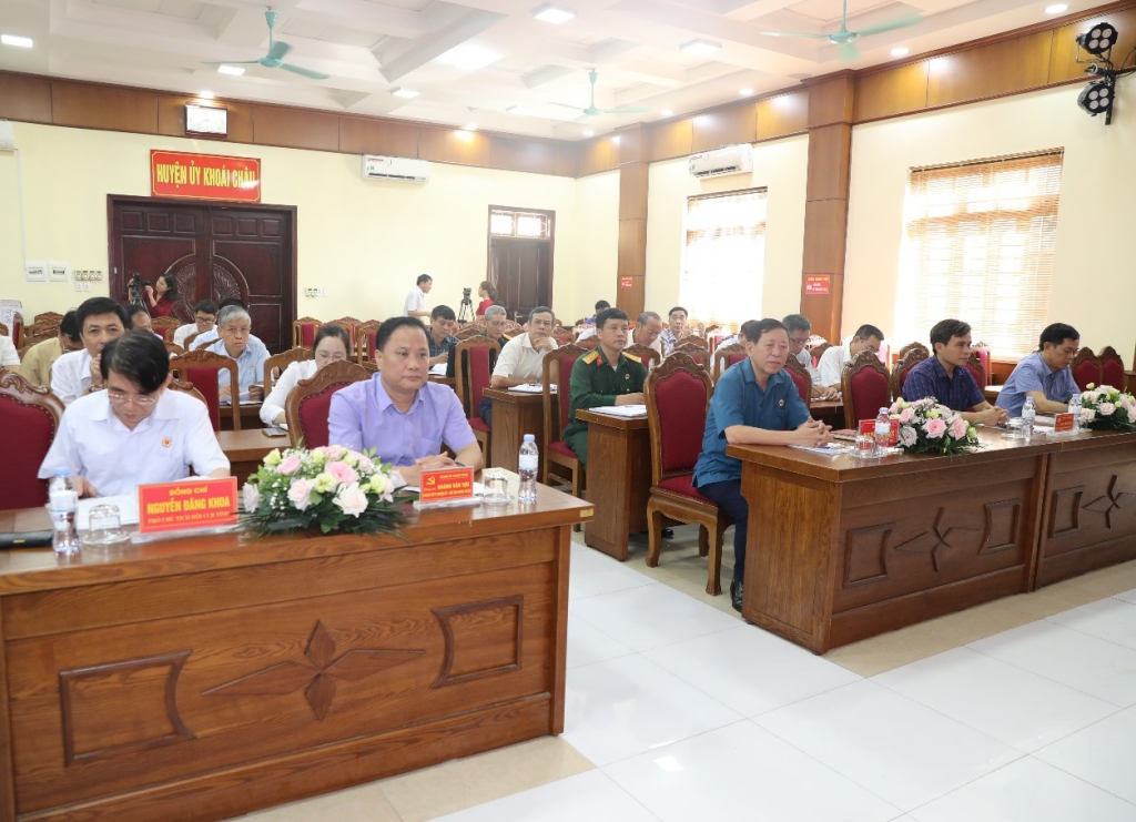 Giao ban giữa Thường trực Hội Cựu chiến binh tỉnh với Hội Cựu chiến binh các huyện, thị xã, thành phố