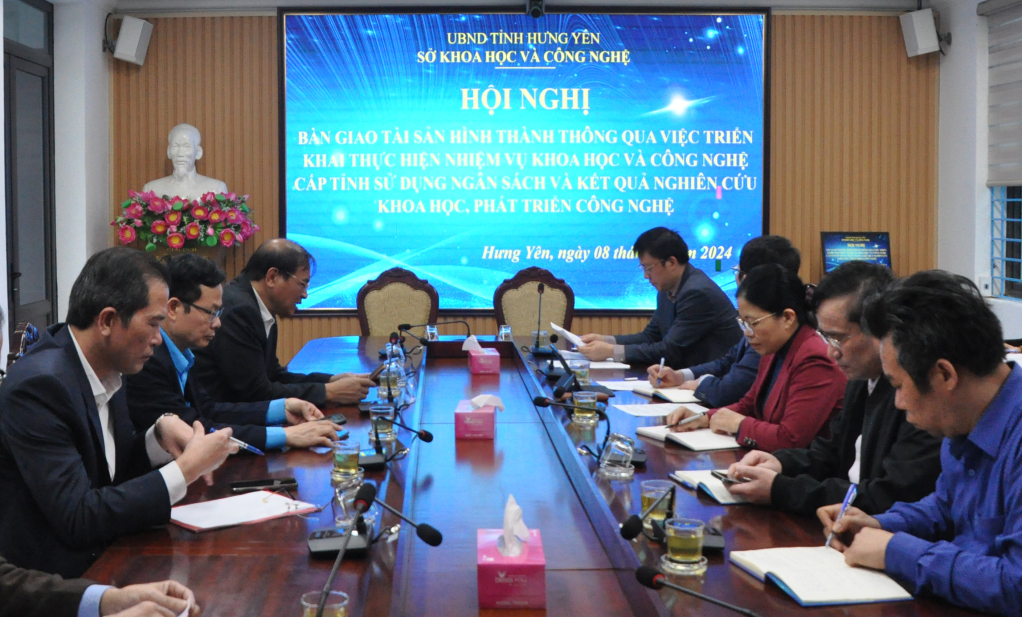 Bàn giao tài sản hình thành từ nghiên cứu khoa học và phát triển công nghệ