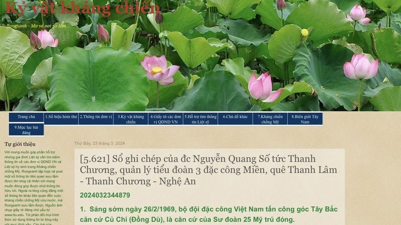 Những người nối nhịp cầu đưa kỷ vật liệt sĩ trở về