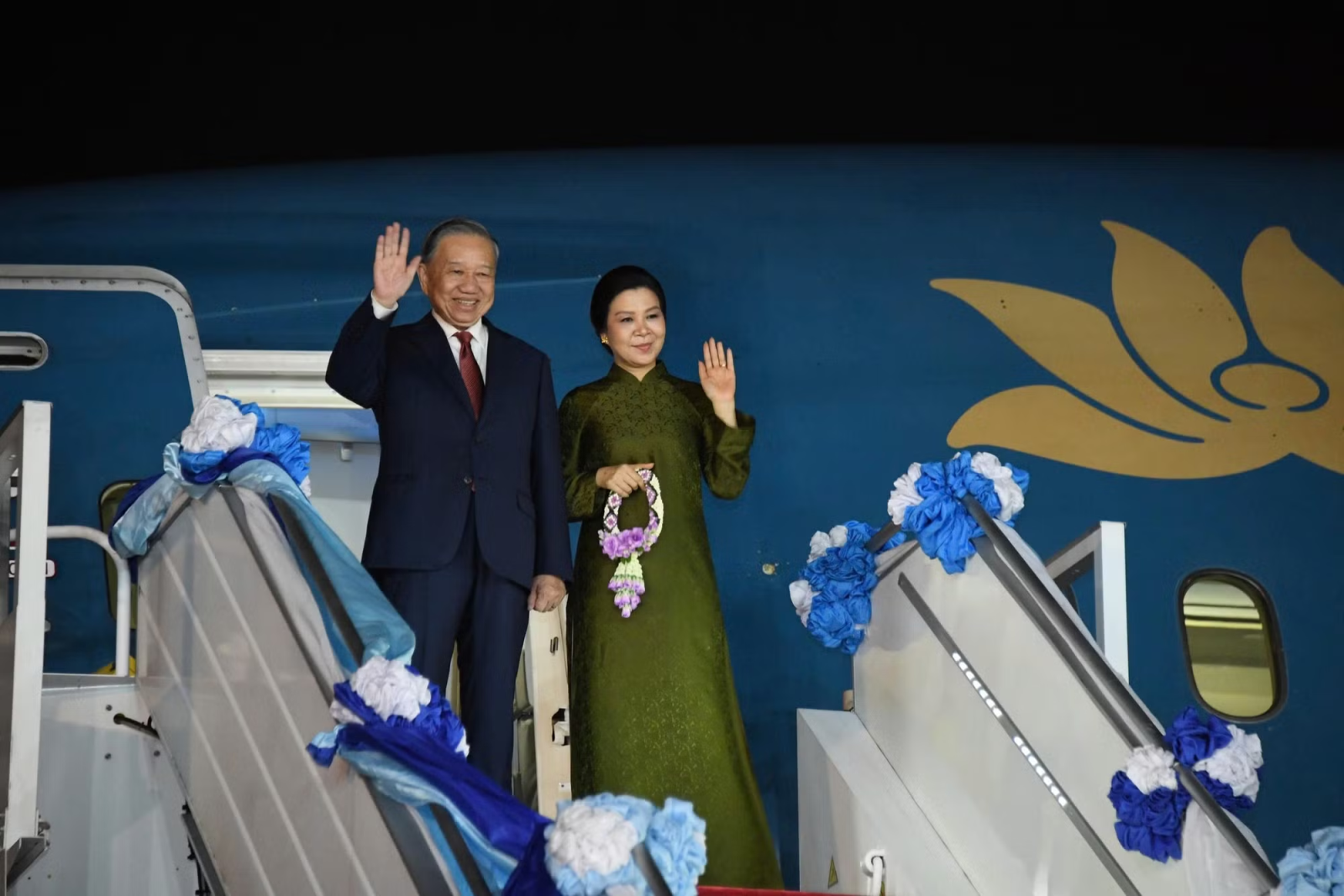 Tổng Bí thư, Chủ tịch nước Tô Lâm và Phu nhân kết thúc tốt đẹp chuyến thăm chính thức Vương quốc Thái Lan