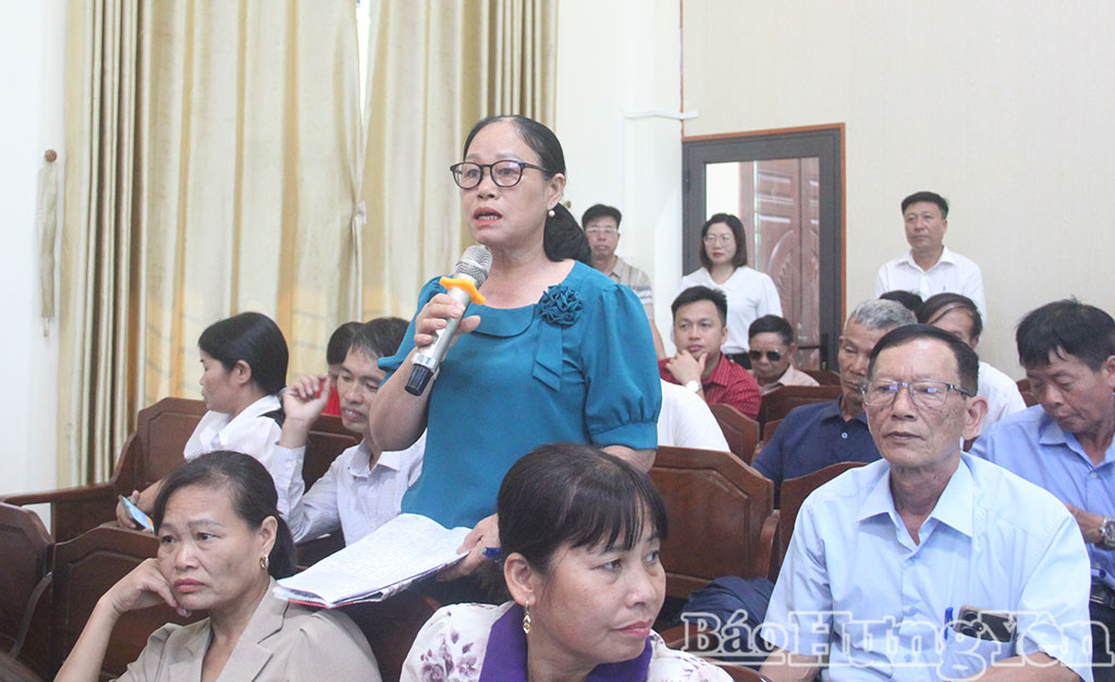 Xã Đông Tiên Hưng: Tổ chức tiếp xúc, đối thoại giữa người đứng đầu cấp ủy, chính quyền địa phương với cán bộ, hội viên nông dân
