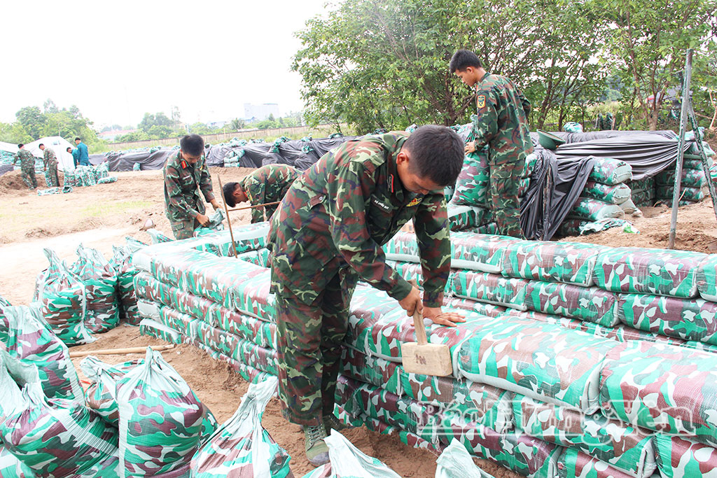 Phường Mỹ Hào: Tích cực chuẩn bị diễn tập tác chiến trong khu vực phòng thủ