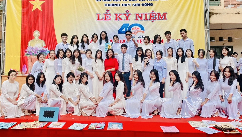 Lớp học trường huyện xuất sắc với điểm bình quân môn Ngữ văn đạt 8,3