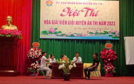 Ân Thi: Hội thi “Hoà giải viên giỏi” năm 2023