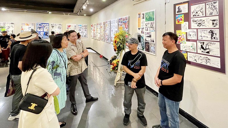 Nghệ thuật minh họa đồng hành cùng báo chí