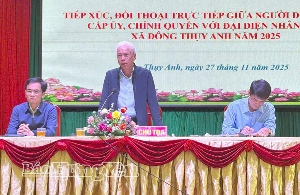 Xã Đông Thụy Anh: Tổ chức tiếp xúc, đối thoại với Nhân dân