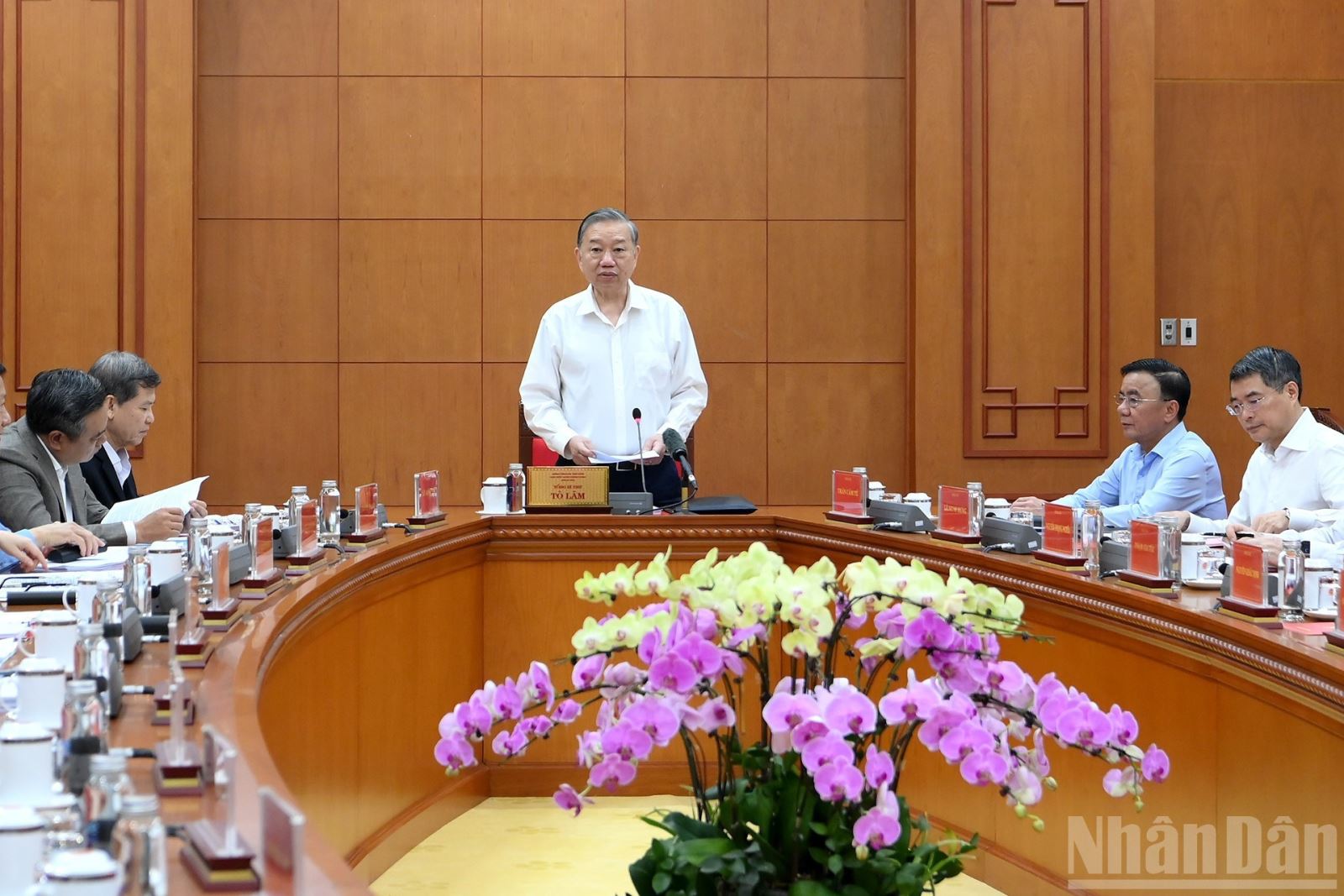 Tổng Bí thư Tô Lâm chủ trì cuộc họp về phòng, chống tham nhũng, lãng phí, tiêu cực