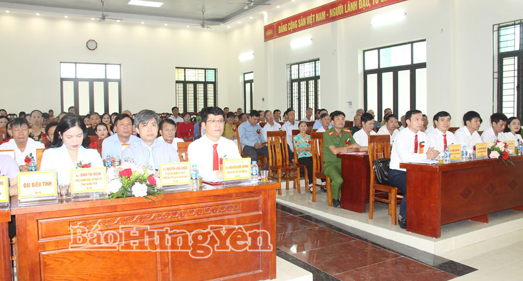 Xã Tiên Tiến và phường Thượng Hồng tổ chức hội nghị tuyên dương điển hình tiên tiến, giai đoạn 2020-2025