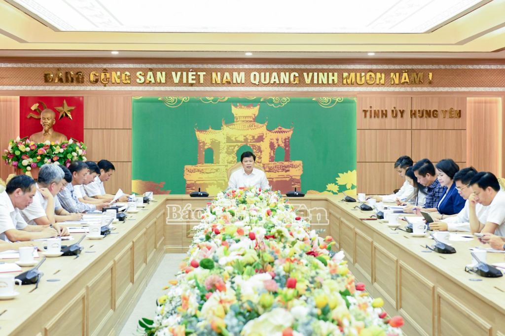 Rà soát, đánh giá công tác tổ chức phục vụ Đại hội đại biểu Đảng bộ tỉnh lần thứ I, nhiệm kỳ 2025 - 2030