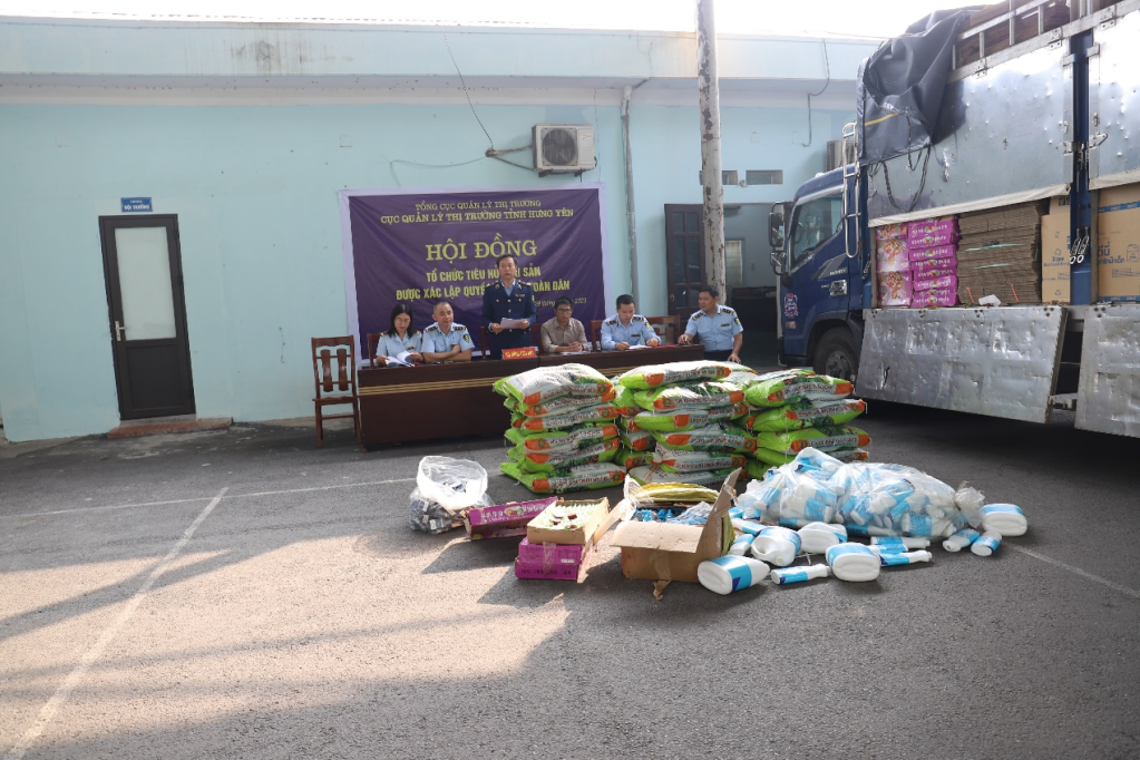 Tổ chức tiêu huỷ tài sản là tang vật bị tịch thu do vi phạm hành chính