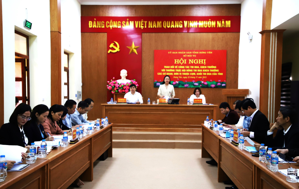 Sở Nội vụ: Trao đổi về công tác thi đua, khen thưởng