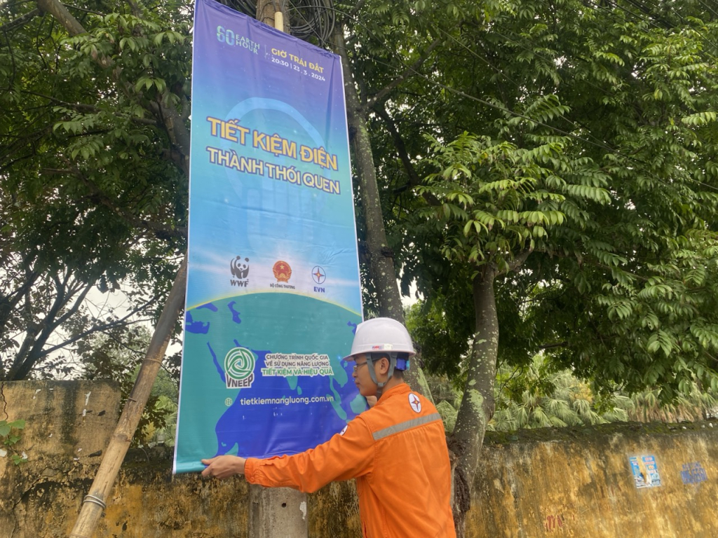 Hưởng ứng Giờ Trái đất năm 2024: Thực hành thói quen tiết kiệm điện