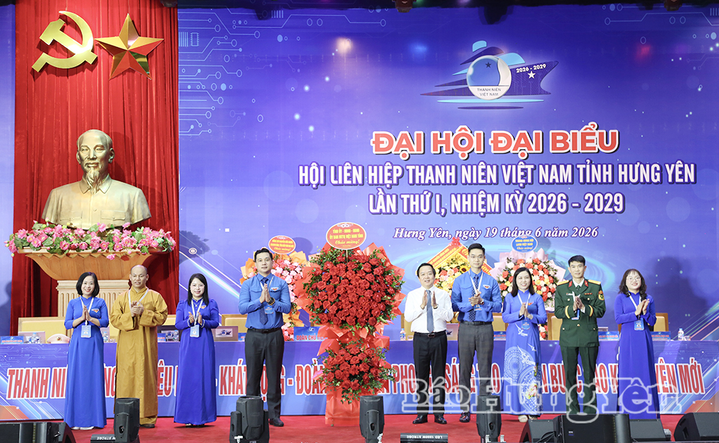 Đại hội đại biểu Hội Liên hiệp Thanh niên Việt Nam tỉnh Hưng Yên lần thứ I thành công tốt đẹp