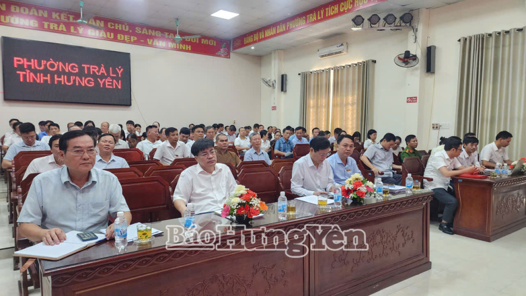 HĐND phường Trà Lý: Xem xét, thông qua một số nghị quyết quan trọng