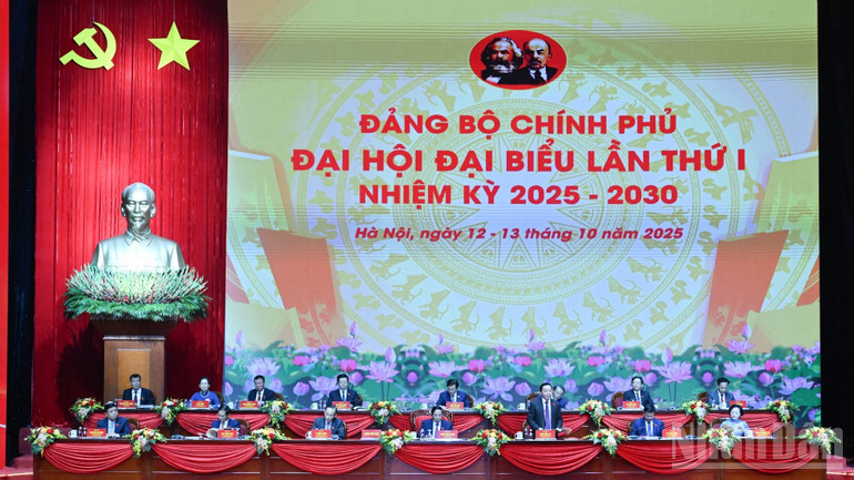 Đại hội đại biểu Đảng bộ Chính phủ lần thứ I, nhiệm kỳ 2025-2030 tiến hành phiên trù bị