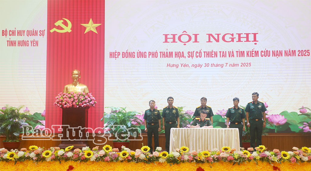 Hiệp đồng ứng phó thảm họa, sự cố thiên tai và tìm kiếm cứu nạn năm 2025