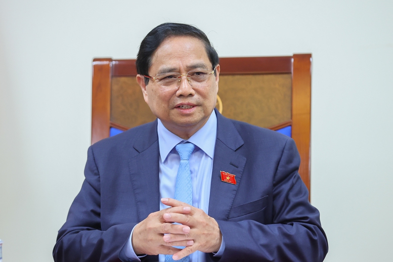 Thủ tướng Phạm Minh Chính điện đàm với Thủ tướng Thái Lan
