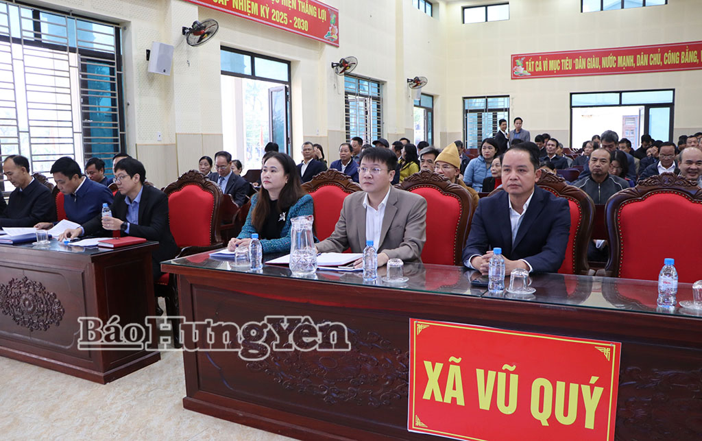 HĐND xã Vũ Quý thông qua 6 nghị quyết 