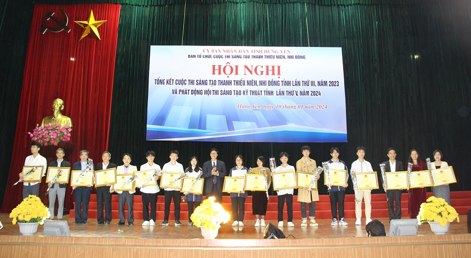 Tổng kết Cuộc thi Sáng tạo thanh thiếu niên, nhi đồng tỉnh lần thứ III, năm 2023