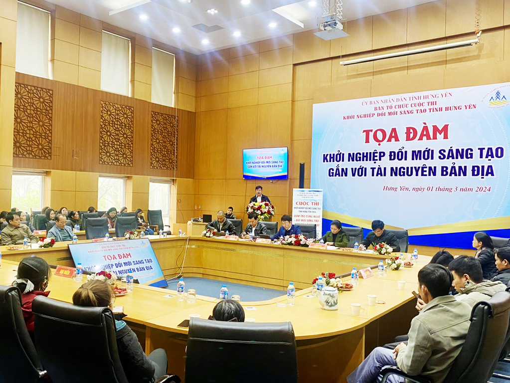 Tọa đàm “Khởi nghiệp đổi mới sáng tạo gắn với tài nguyên bản địa”