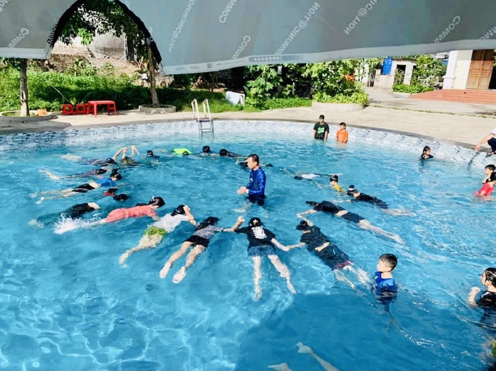 Phòng, chống tai nạn đuối nước từ hoạt động dạy bơi miễn phí cho trẻ em