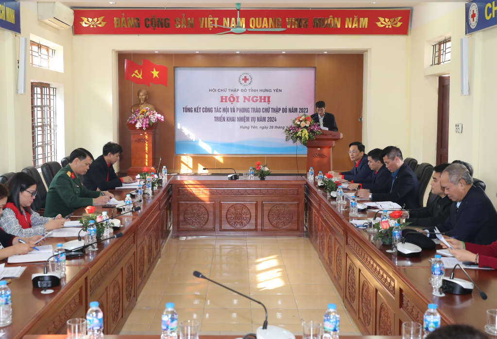 Tổng kết công tác hội và phong trào Chữ thập đỏ năm 2023